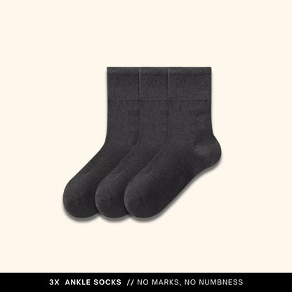 Fomiee - MagicStretch Ankle Socks Bundle 3-Pack One Size