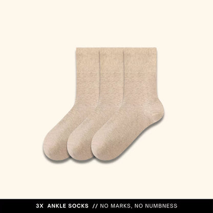Fomiee - MagicStretch Ankle Socks Bundle 3-Pack One Size