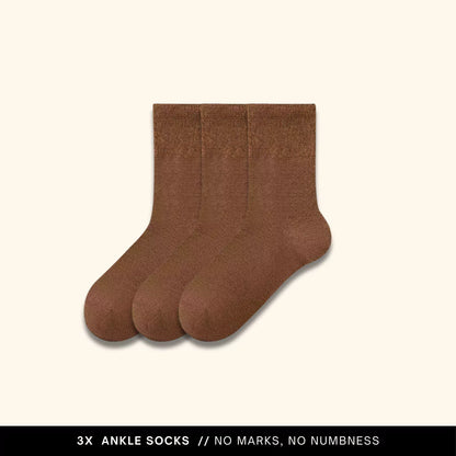 Fomiee - MagicStretch Ankle Socks Bundle 3-Pack One Size
