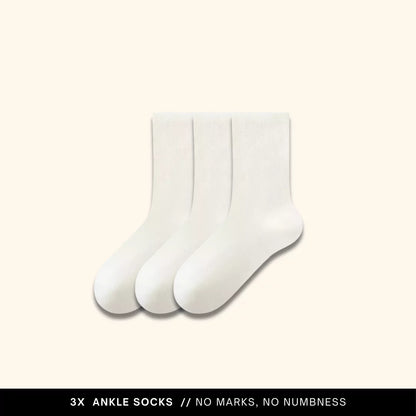 Fomiee - MagicStretch Ankle Socks Bundle 3-Pack One Size