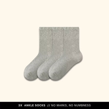 Fomiee - MagicStretch Ankle Socks Bundle 3-Pack One Size