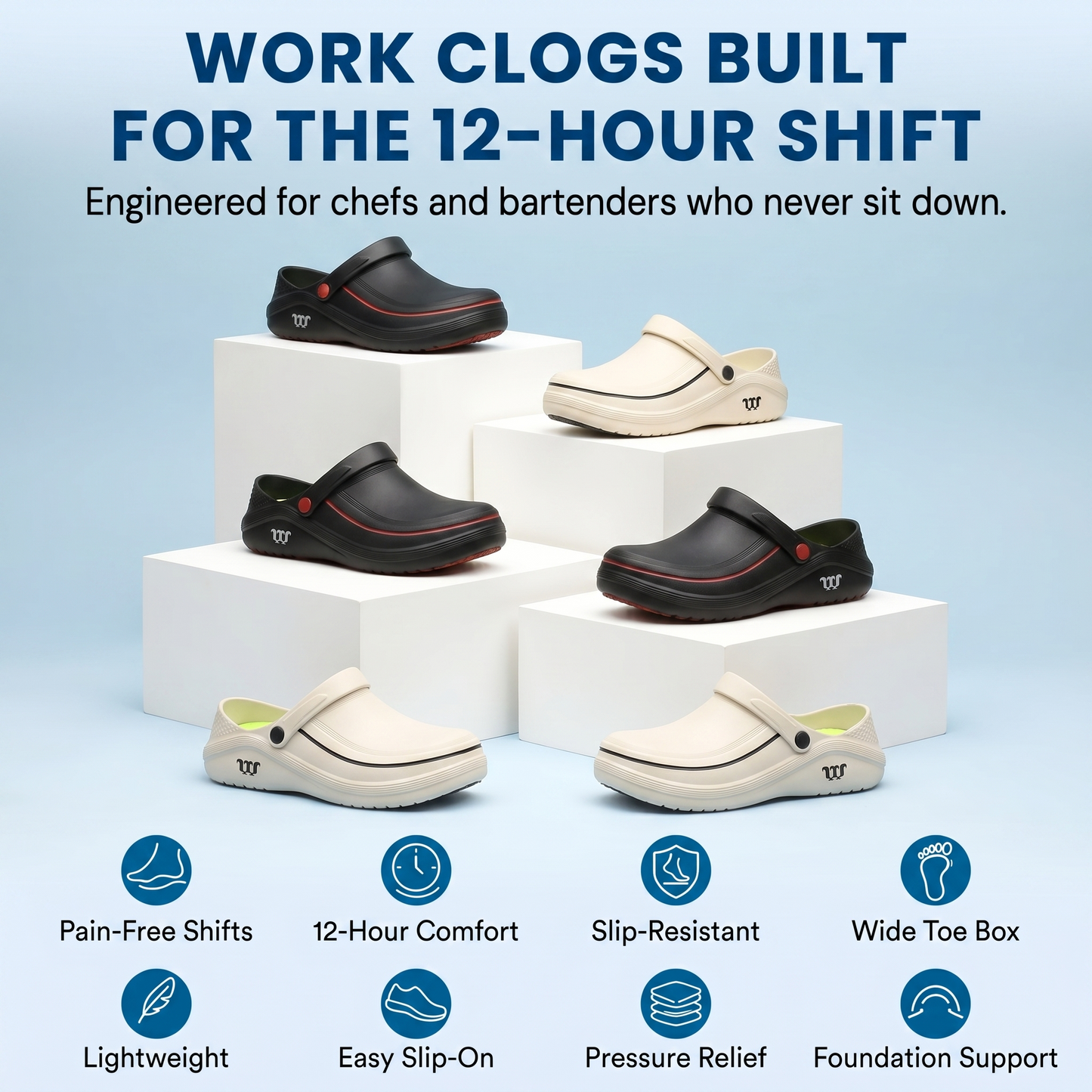 Jack Anti Slip Work Clogs | Unisex