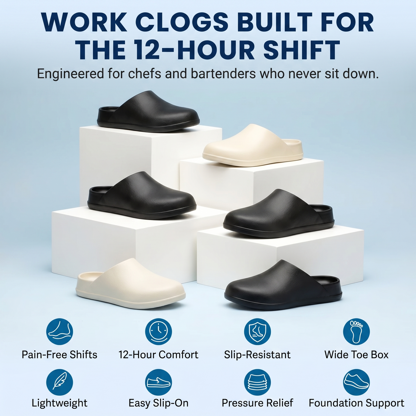 Caldera Non-Slip Comfort Clogs | Unisex